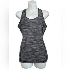 Danskin Now Fitted Racerback Tank Top Marbleized Small